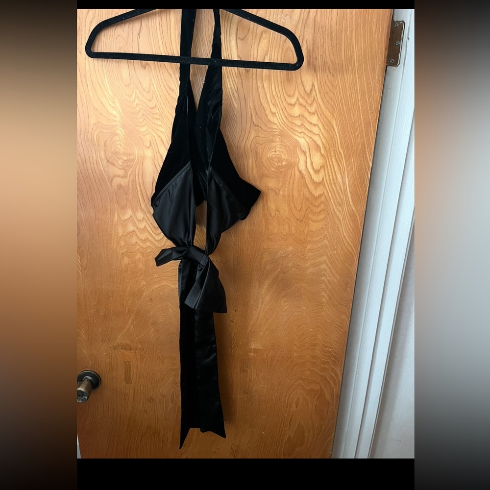 Dolls Kill night coven ball gown Black Maxi 2 piece Dress S - Picture 7 of 8